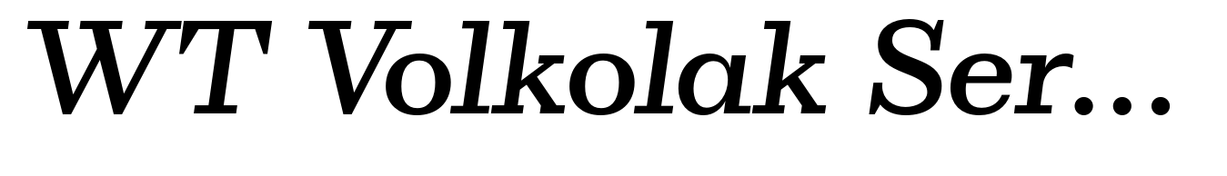 WT Volkolak Serif Caption Regular Italic